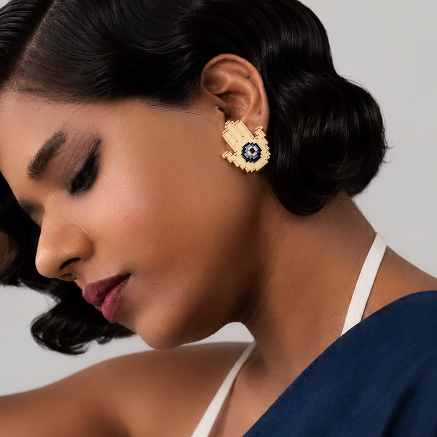 Pixel Palm earrings