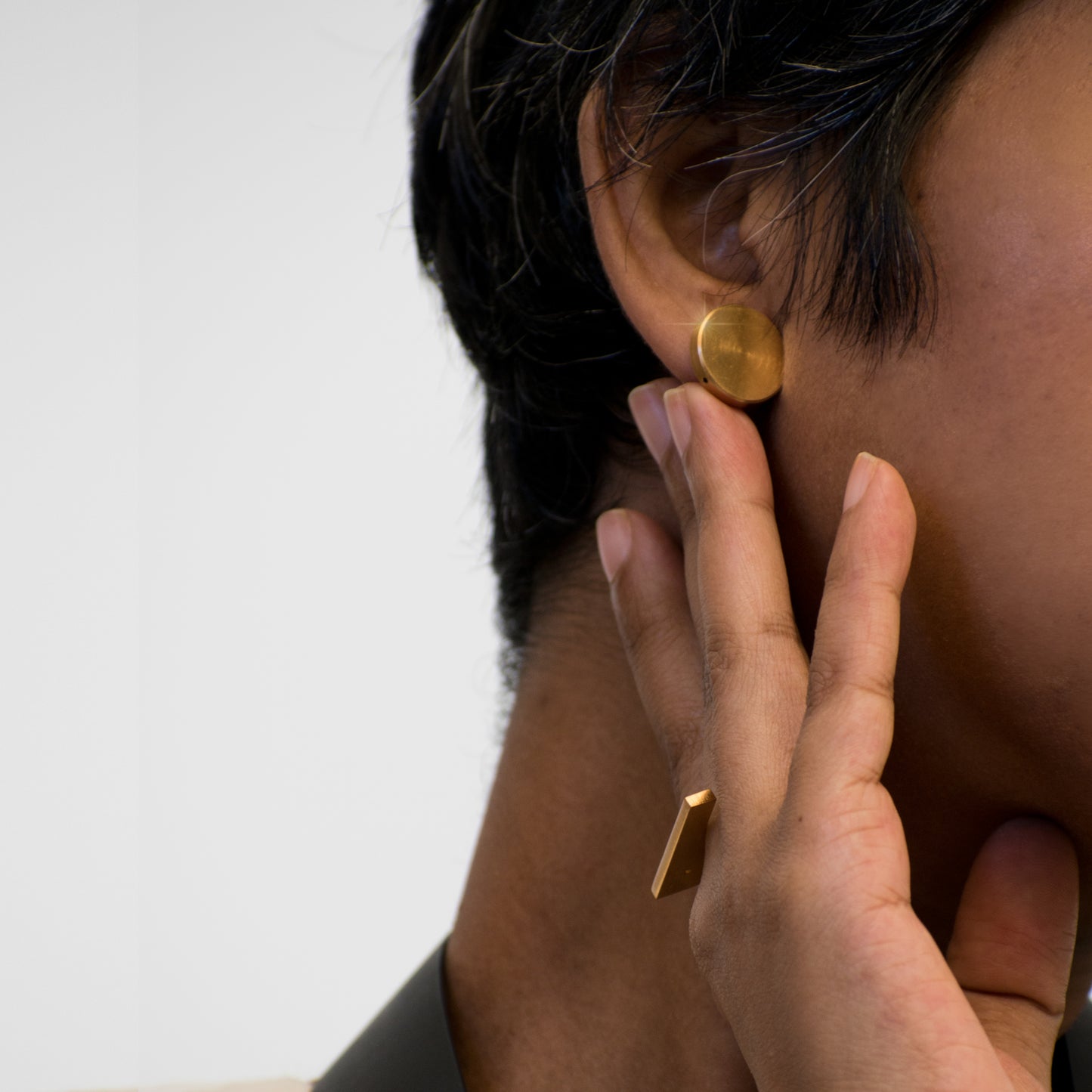 Two Large Peas Ear Studs