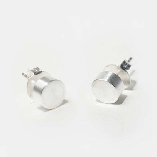 Two Small Peas Ear Studs_Silver