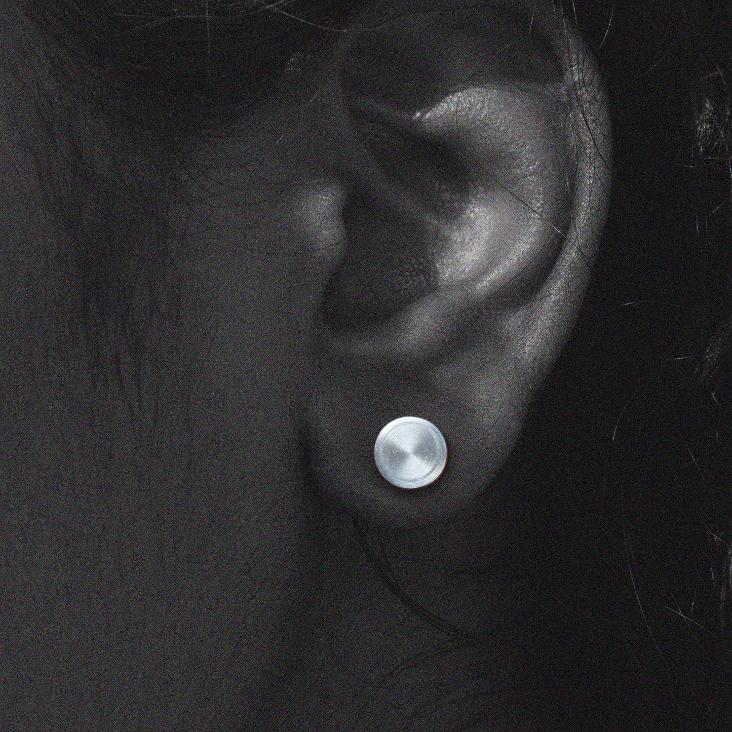 Two Small Peas Ear Studs_Silver