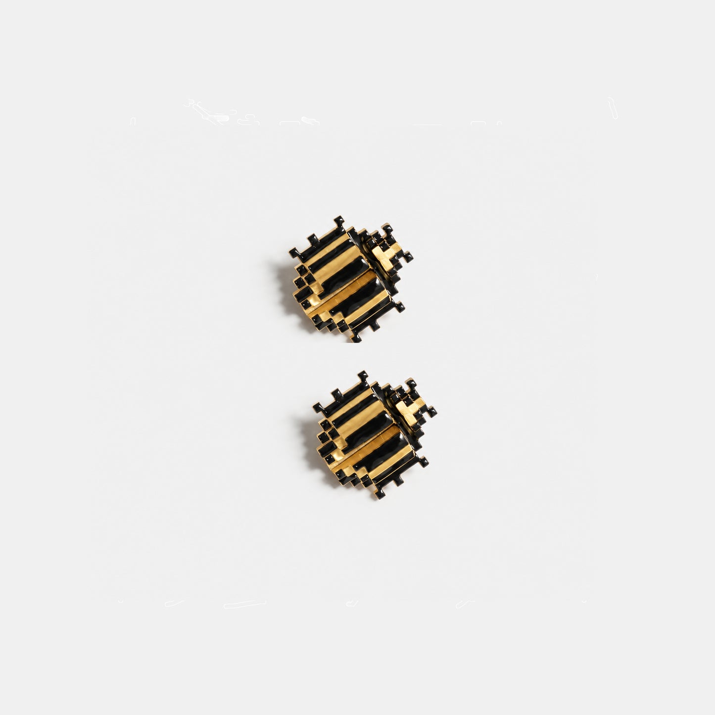 Beetles earring studs medium