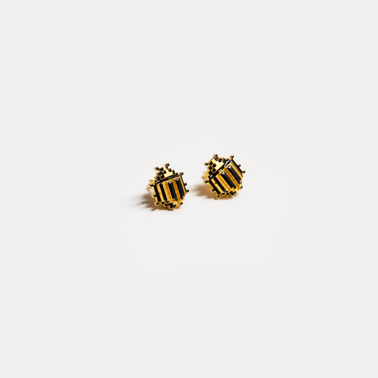 Beetles earring studs small