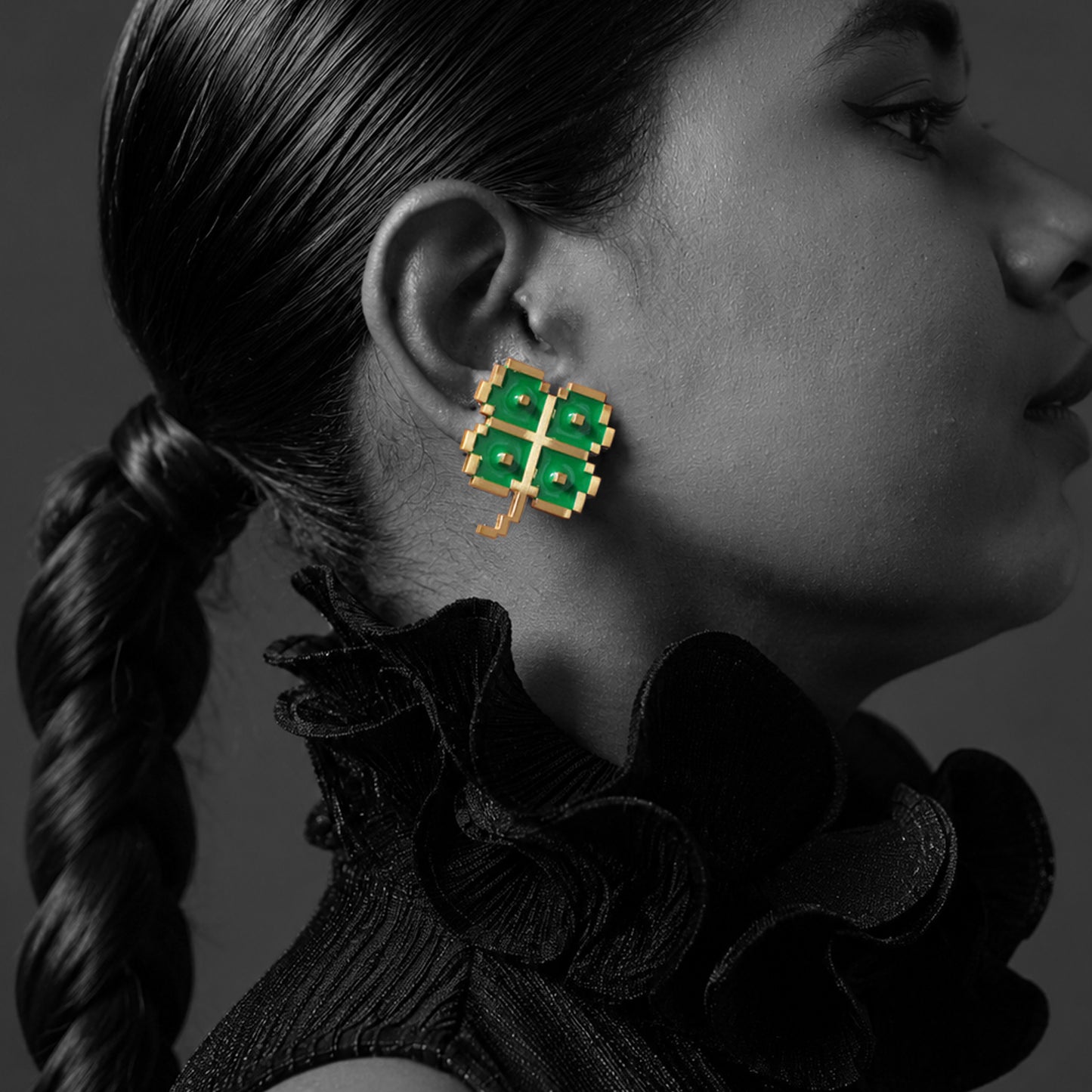 Four Leaf Clover Large earrings