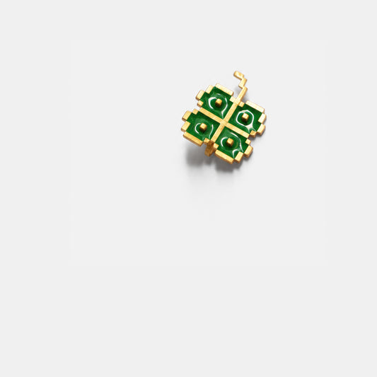 Four Leaf Clover ear cuff