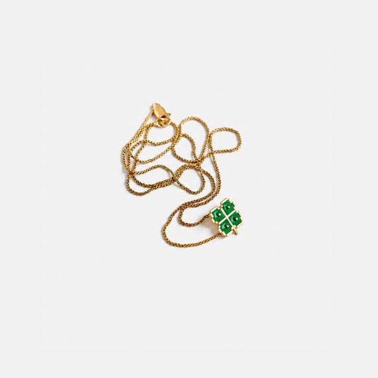 Four Leaf Clover pendant and chain