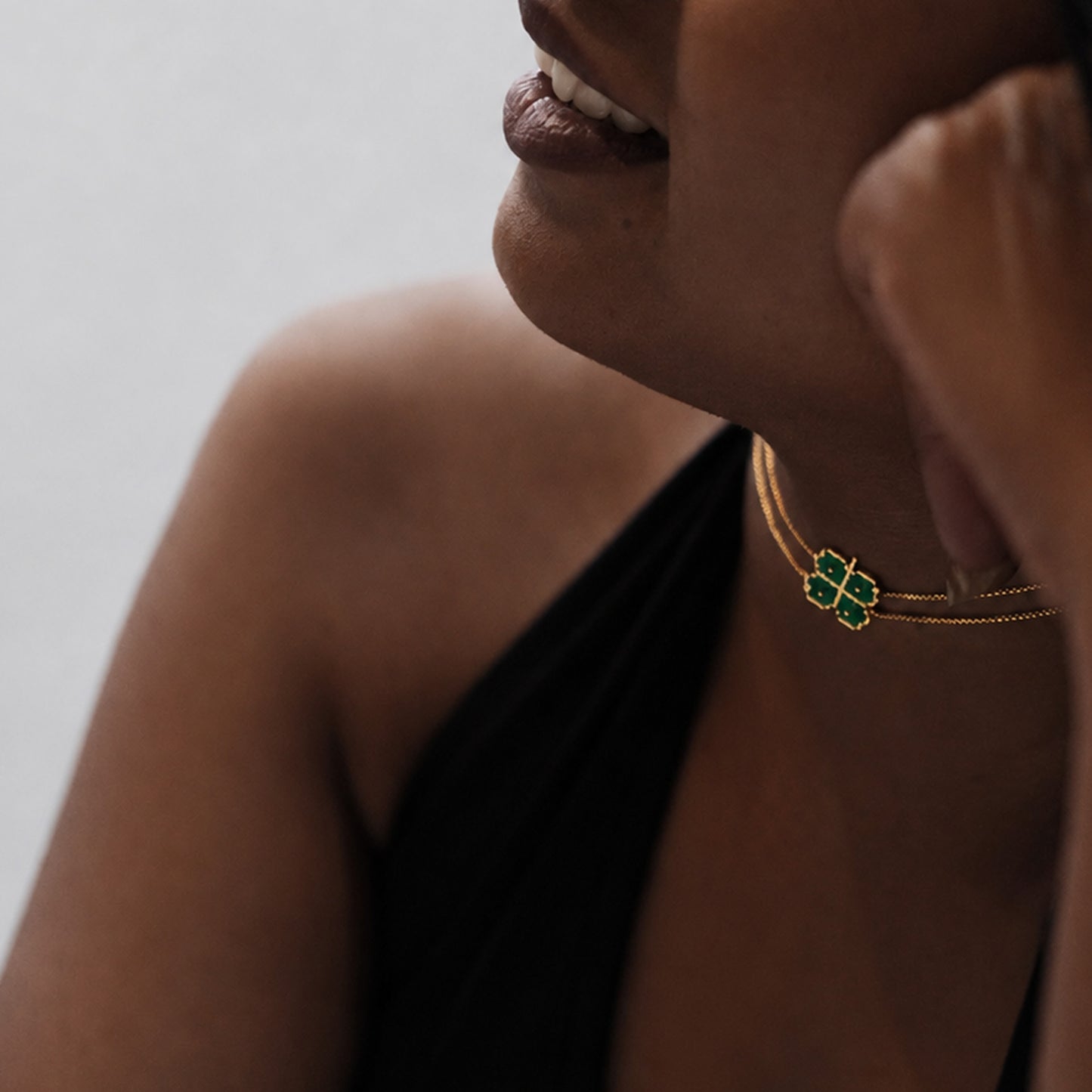 Four Leaf Clover pendant and chain