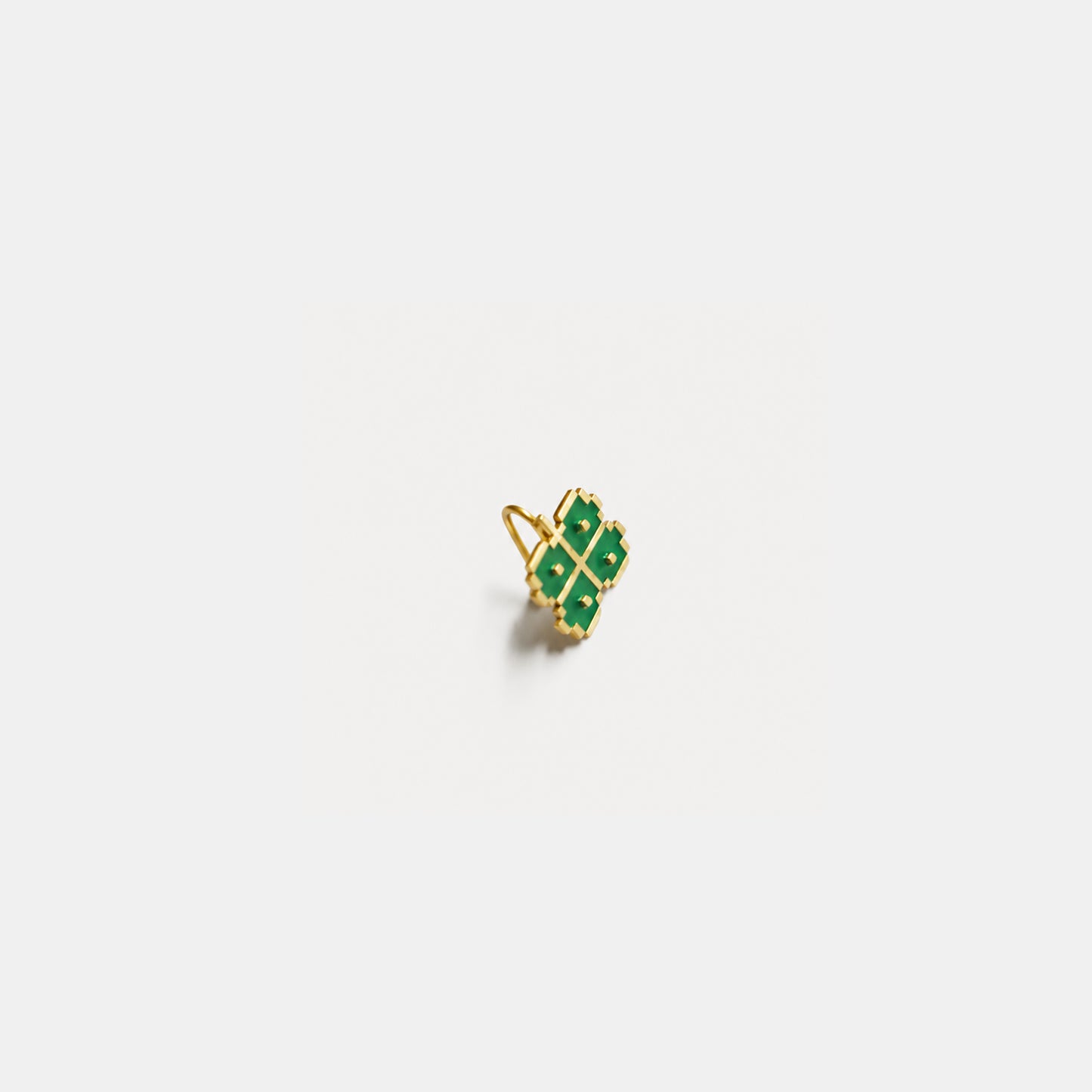 Four Leaf Clover nose pin