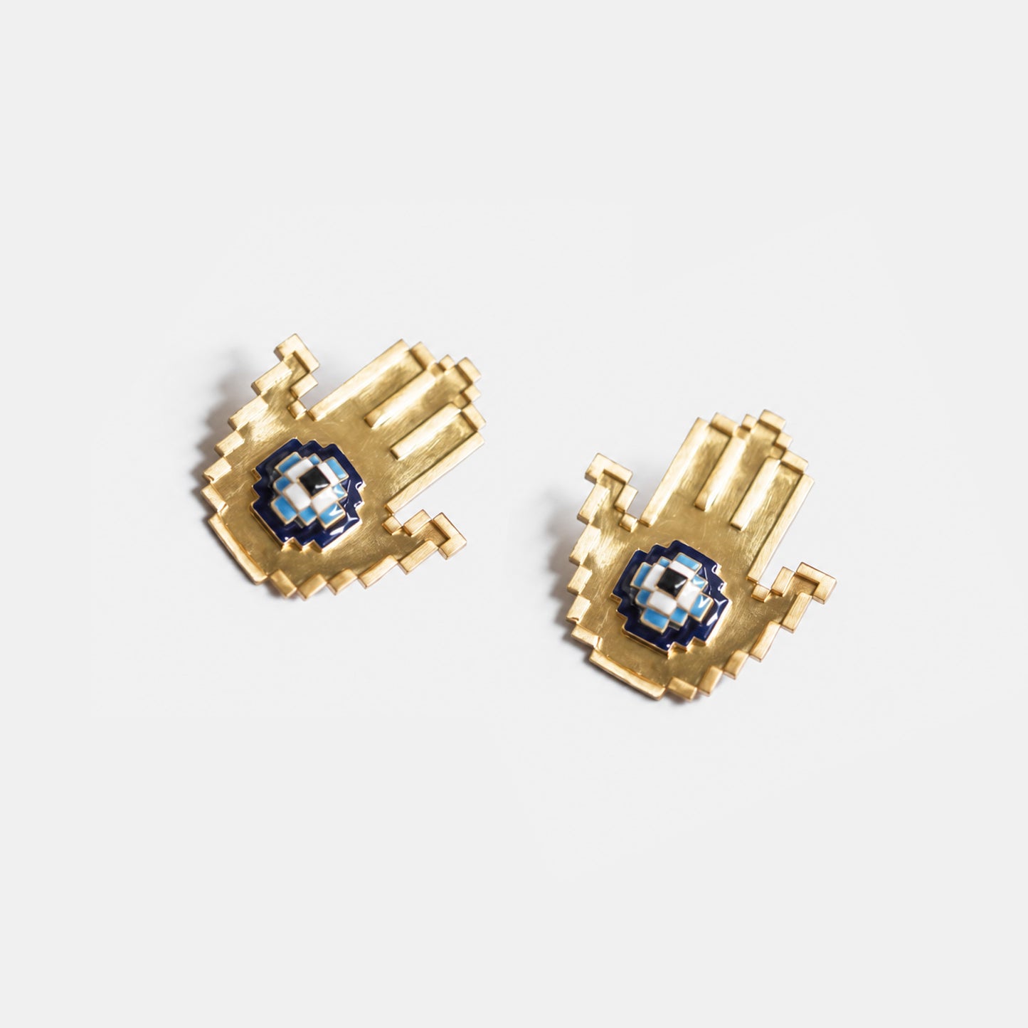 Pixel Palm earrings