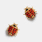 ladybird earring studs Large