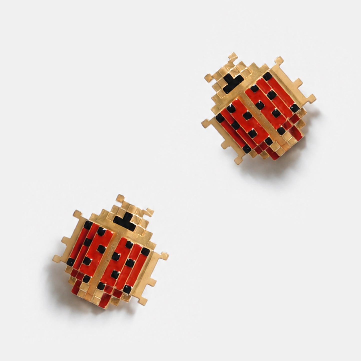ladybird earring studs Large