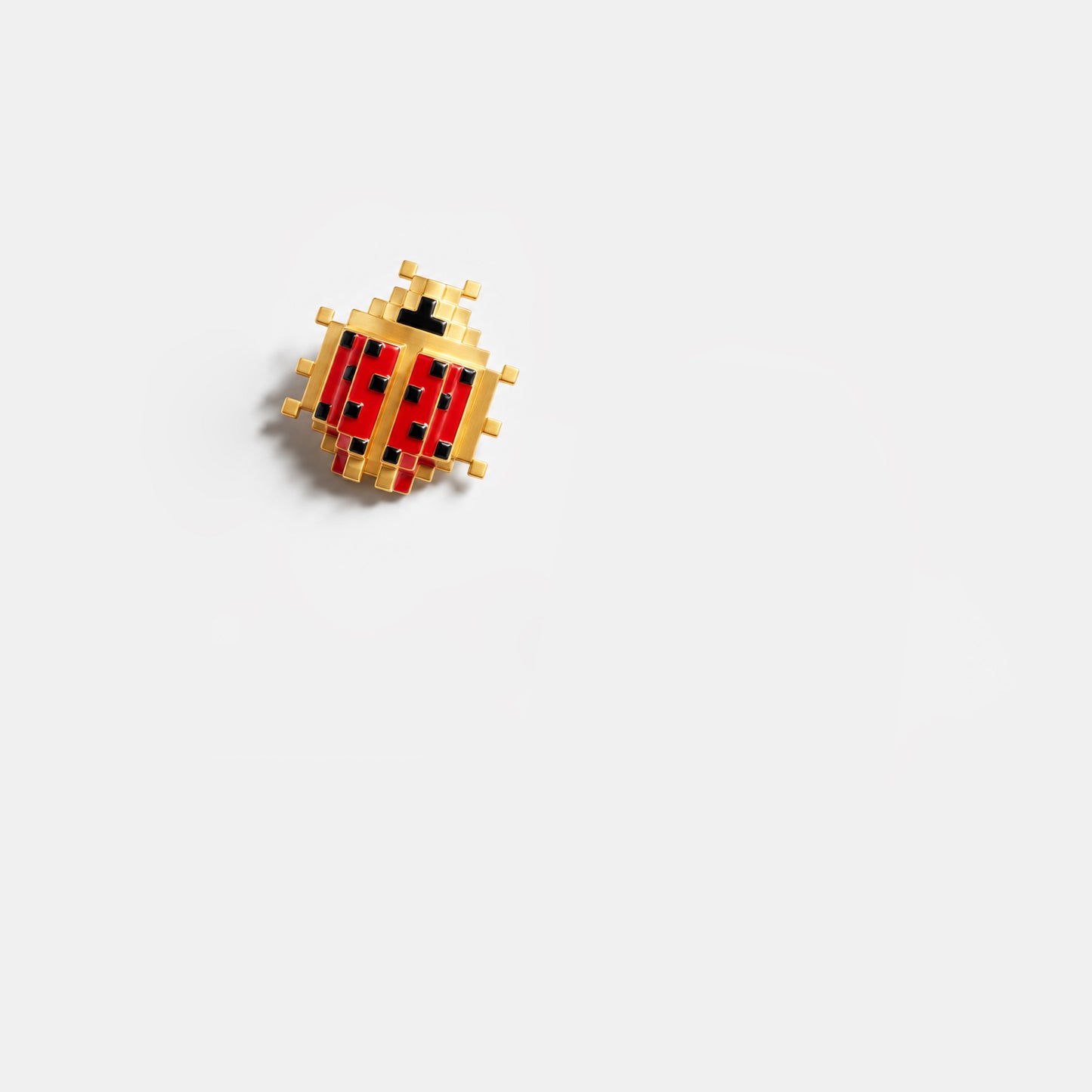 Ladybird medium brooch